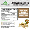 Organic Ashwagandha 2,100 mg - 100 Vegan Capsules Pure Organic Ashwagandha Powder and Root Extract - Stress Relief, Mood Enhancer, Immune & Thyroid Support