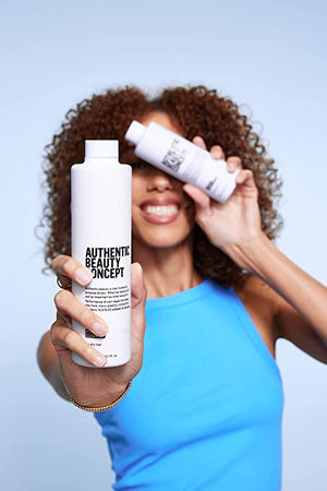 Authentic Beauty Concept Hydrate Cleanser | Shampoo | Normal To Dry or Curly Hair | Adds Moisture & Shine | Vegan & Cruelty-free | Sulfate-free