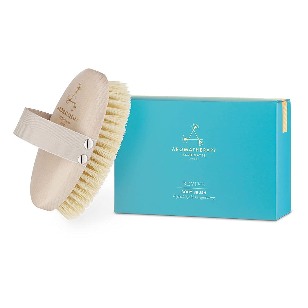 Aromatherapy Associates Revive Body Brush. Natural Dry Brush to Exfoliate Skin and Boost Circulation. Made of Natural and Sustainable Materials (1 Count)